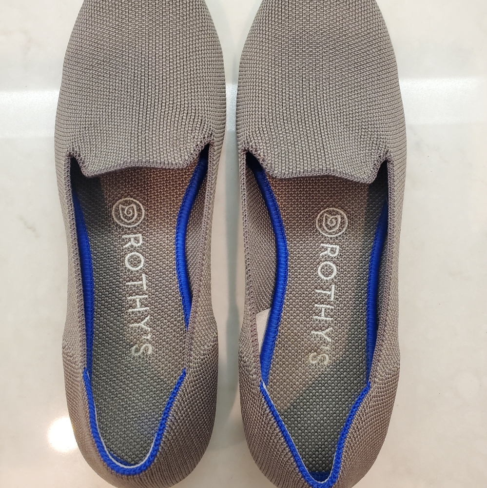 Rothy's The Loafer in Mocha sz 8